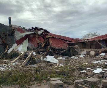 Cidade de Beira, em Moçambique, após a passagem do ciclone Idai