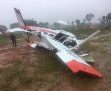 Um avião com quatro pessoas caiu em Itaituba, sudoeste do Pará