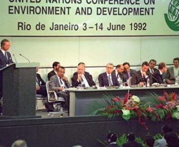 Durante junho de 1992, representantes de mais de 190 países vieram ao Brasil para a Conferência das Nações Unidas sobre Meio Ambiente e Desenvolvimento, Eco 92
