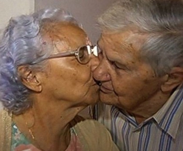 Eles estão casados há 75 anos 
