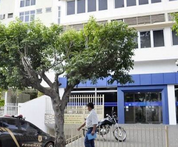 PF apreendeu documentos em agência bancária no Centro de Cuiabá 