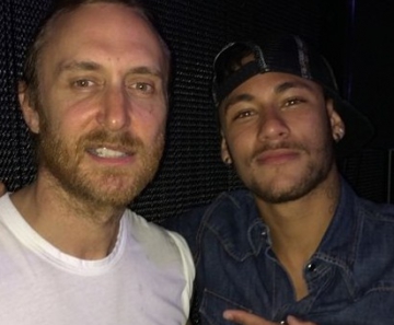 David Guetta e Neymar em Ibiza, na Espanha