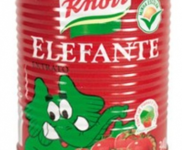 Extrato de tomate da marca Knorr Elefante 