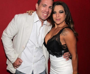 Yara Muniz e o marido, Marcos Rezende, em festa em São Paulo 