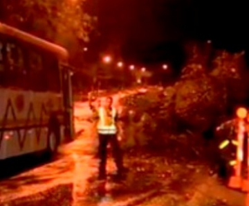 Galhos e árvores caíram impedindo passagem de veículos em Porto Alegre