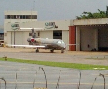 Avião da Polícia Federal usado para transportar os presos na Operação Lava Jato de Brasília para o Paraná 