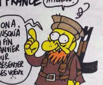 Última charge de Charb