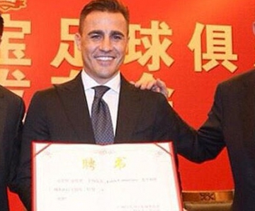 Fabio Cannavaro assumiu o Guangzhou em novembro de 2014