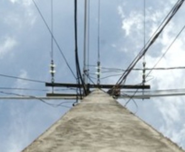 Poste de Energia elétrica em Palmas, Tocantins 
