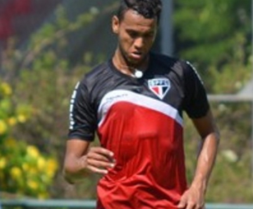 Souza durante treino do São Paulo 