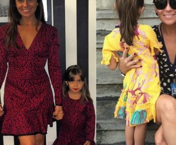 Giovanna Antonelli com as filhas gêmeas, Sofia e Antônia, de 4 anos. Trio vez ou outra usa looks combinadinhos, como na foto à esquerda