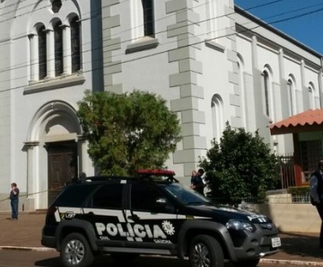 Crime ocorreu na sala paroquial ao lado da igreja de Tapejara 