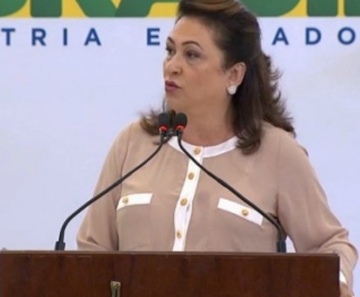 Ministra Kátia Abreu em imagem de arquivo