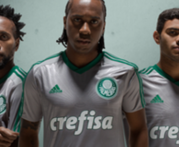 Zé Roberto, Arouca e Cleiton Xavier apresentam a camisa prateada do Verdão