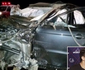 Cristiano Araújo e a namorada morreram em acidente de carro na BR-153 