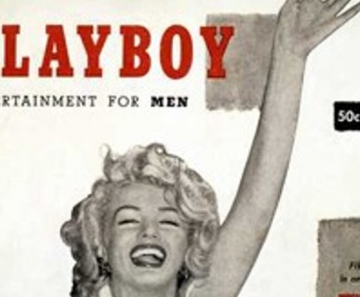 Playboy, revista lançada em 1953 com uma capa sexy de Marilyn Monroe 