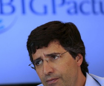 Presidente e controlador do banco BTG Pactual, André Esteves, durante entrevista em São Paulo, no ano passado
