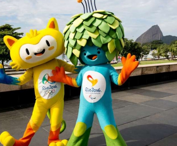 Mascotes Rio-2016 - Vinícius e Tom 