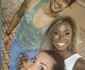 Ex-BBBs Renan, Juliana e Adélia