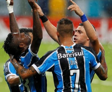 Grêmio x LDU, Bolaños, Luan, Giuliano, Libertadores 