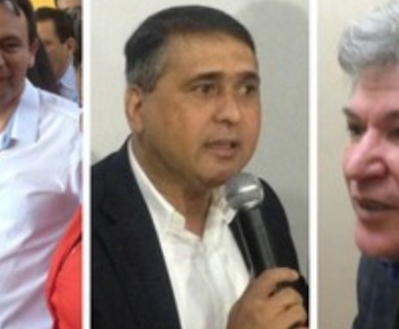 Jorge Amanajás (à esquerda), Moisés Souza e Eider Pena foram condenados
