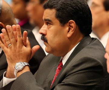 O presidente da Venezuela, Nicolás Maduro, durante a 7ª Cúpúla de Países Caribenhos, em Cuba 