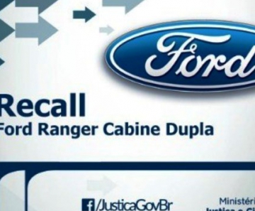 Recall de veículos Ford Ranger cabine dupla