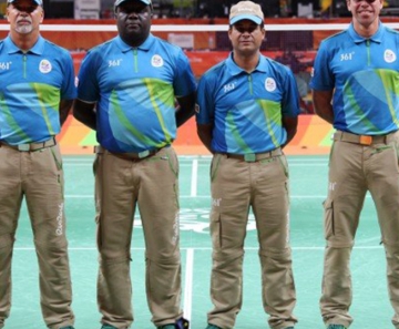 Provas olímpicas de tiro esportivo e badminton tiveram militares da FAB na arbitragem