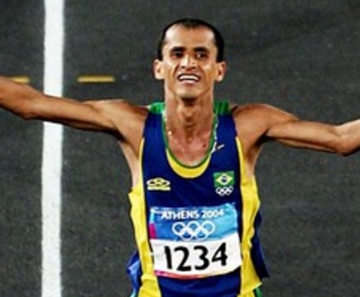 Vanderlei Cordeiro de Lima foi bronze na Olimpíada de Atenas 2004