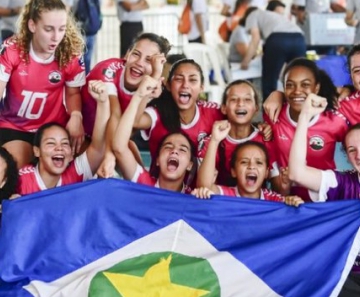 Meninas do Mato Grosso conquistam ouro inédito no handebol