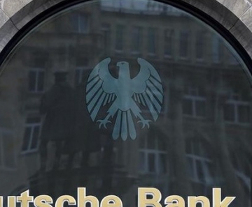Símbolo do Deutsche Bank em Frankfurt, Alemanha