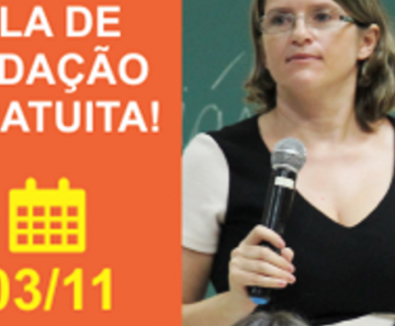 A Aula de Redação será ministrada pela Profª Dr. Elizandra de Siqueira Chitolina.