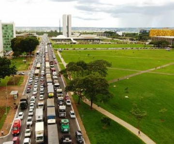 Protesto em Brasília 