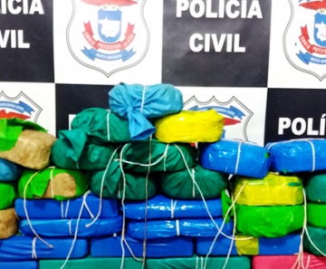 Em ação integrada, Polícias Civil e Militar de Cotriguaçu apreendem 38 kg de cocaína 
