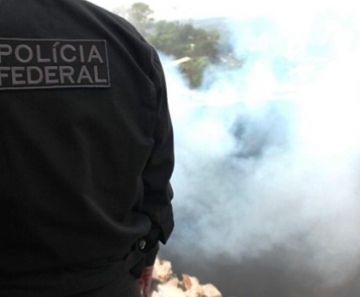 PF realiza incineração de droga no Paraná