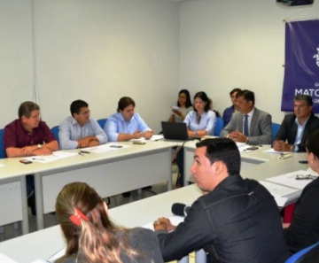 Representantes da Federação da Agricultura e Pecuária de Mato Grosso (Famato) participaram da coletiva de imprensa