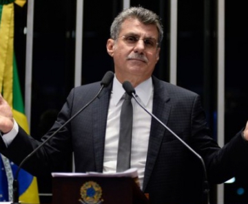 O senador Romero Jucá (PMDB-RR), atual presidente do PMDB e líder do governo Temer no Senado