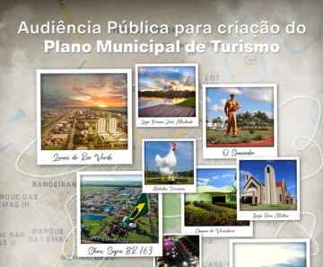A construção do Plano Municipal de Turismo será feita durante audiência pública - Foto: Ascom Prefeitura/Luiz Henrique Fernandes