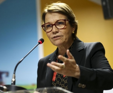 A ministra Tereza Cristina disse que o Prodefesa permitirá que o Brasil continue livre de doenças como a febre aftosa - Foto: Marcelo Camargo/Agência Brasil