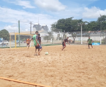Beach Soccer entra na reta final na tarde deste domingo (16) - Foto: Oliveira Neto / ExpressoMT