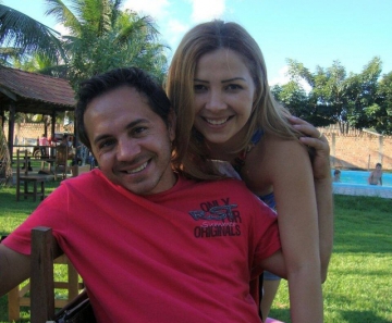 Cléia e o marido, Jandirlei Alves Bueno, de 39 anos (Foto: Polícia Civil/Divulgação)