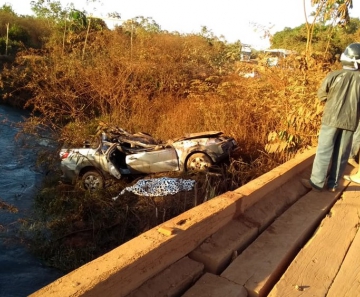 Duas pessoas morreram em acidente na região da Terra Indígena de Marãiwatsédé, em Alto Boa Vista (Foto: Divulgação)