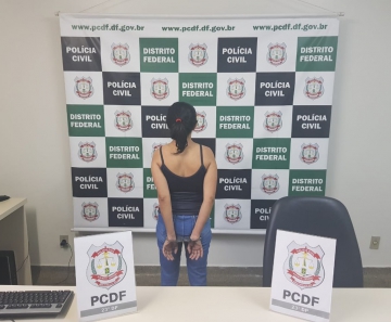 Enfermeira presa por estupro de vulnerável, no DF — Foto: Divulgação/Polícia Civil