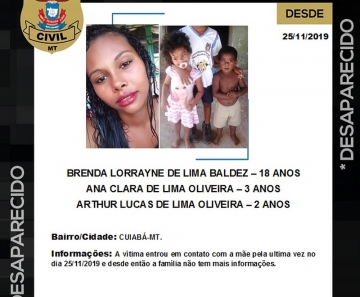 Família está desaparecida há mais de 10 dias após mulher ligar para mãe pedindo socorro em Cuiabá