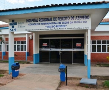 Hospital Regional de Peixoto de Azevedo (MT) — Foto: Divulgação