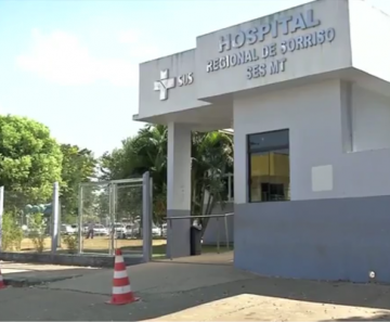 Hospital Regional de Sorriso suspendeu parte dos atendimentos (Foto: Reprodução/TVCA)