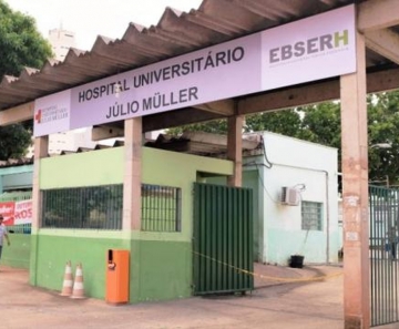 Hospital Universitário Júlio Müller, em Cuaibá — Foto: Hospital J[ulio Müller/Divulgação