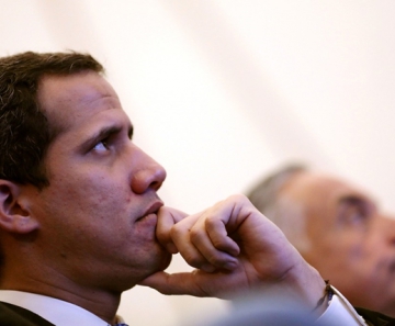 Líder da oposição e presidente da Assembleia Nacional, Juan Guaidó, em imagem de arquivo — Foto: Manaure Quintero / Reuters