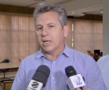 Mauro Mendes não concordou com a decisão de Pedro Taques — Foto: TVCA/Reprodução