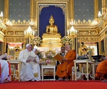 Na Tailândia, papa Francisco pede cooperação em questões de migração - Foto: Divulgação Vaticano
